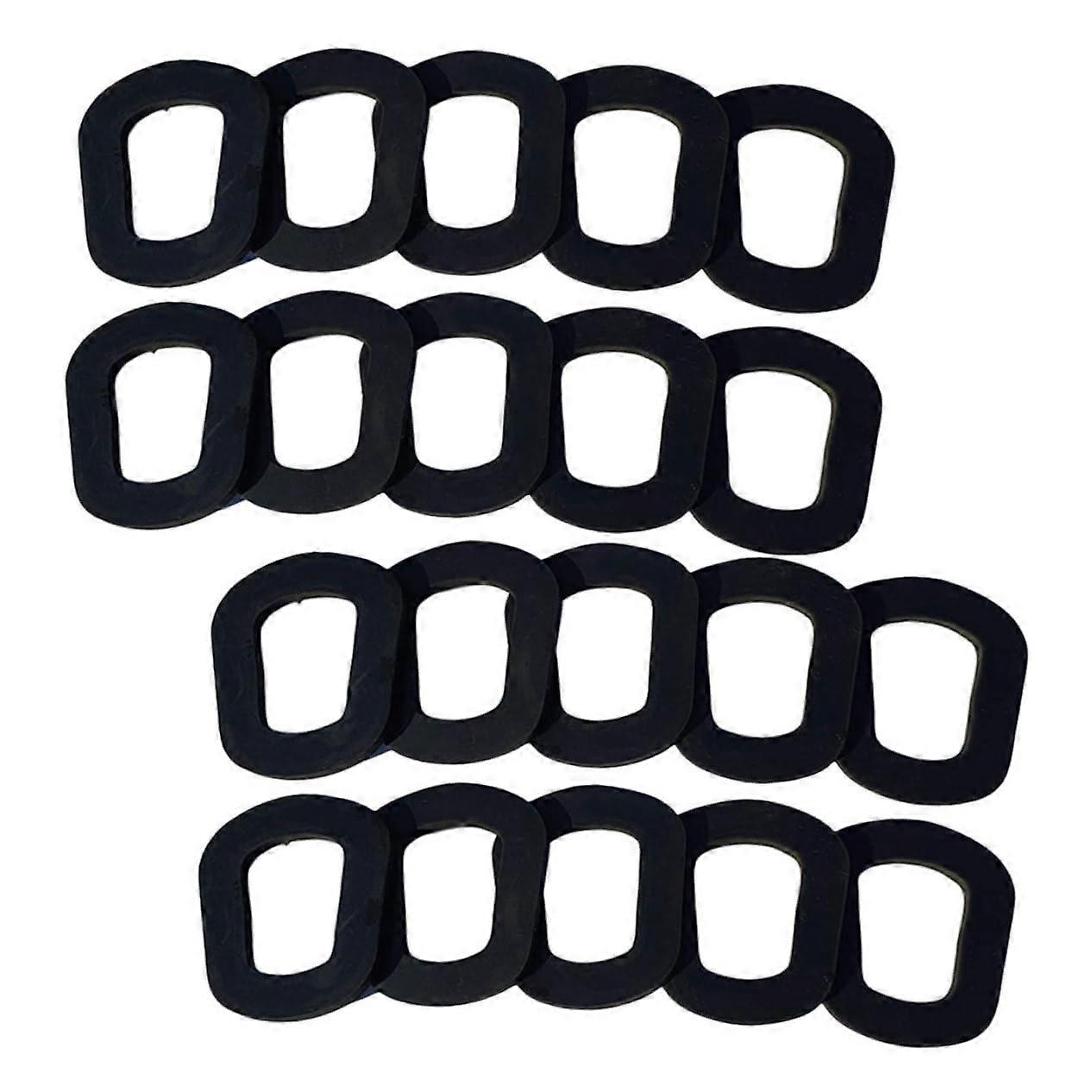 Oil Barrel Seal Canister Seals 20 Pack Rubber Gaskets for 5-Gallon Fuel Jugs and Petrol Cans Plumbing Compatibility