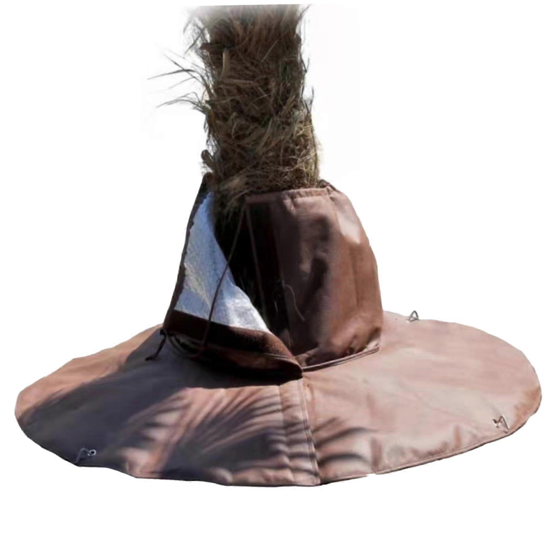 Plant Frost Protection 12x12 Inch Waterproof Double Insulation Covers with Elastic Cord for Winter Tree and Root Protection