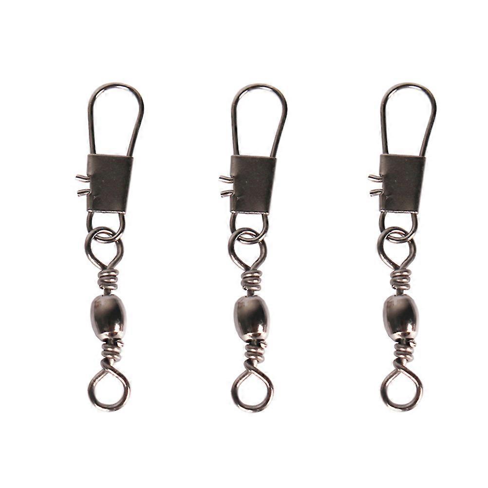 Saltwater Fishing Swivels Fishing Gear Barrel Shape Flexible Rotation 140Pcs