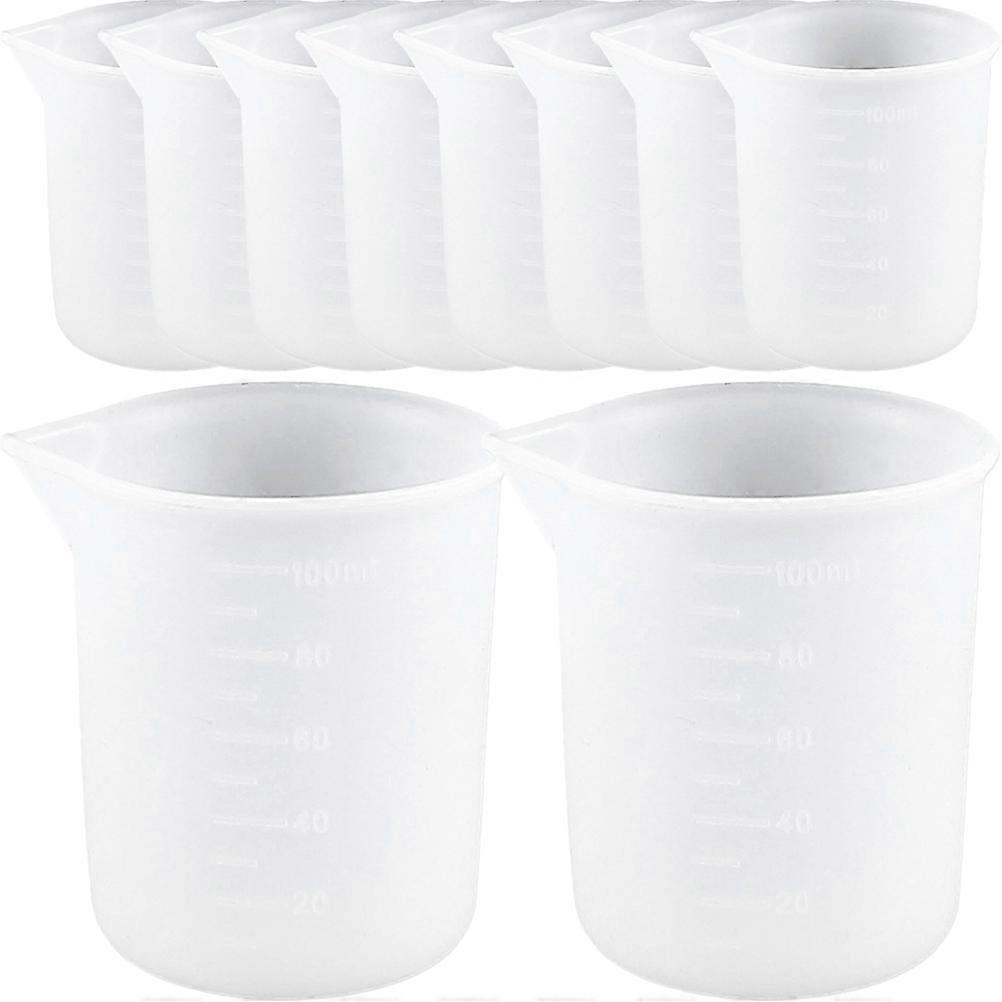 Epoxy Mixing Cup Graduated Measuring For Laboratory Use 7x6.4CM 10Pcs