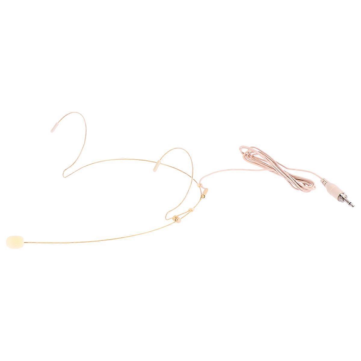 Condenser Microphone with Flexible Design for Voice Amplification   Lightweight Wired Headset Mic for Teaching, Lectures, and Performances