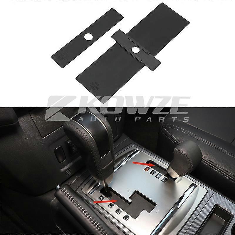 Kit/2Pcs Gear Shift Panel Dust Cover Gear Lever Panel Trim Strip Rubber For Mitsubishi Pajero Montero V93 V97 V98 8015A066