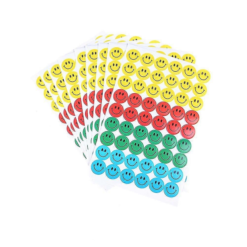 10pcs/pack Emoji Sticker Smiling Face Stickers For Children Stickers Toy