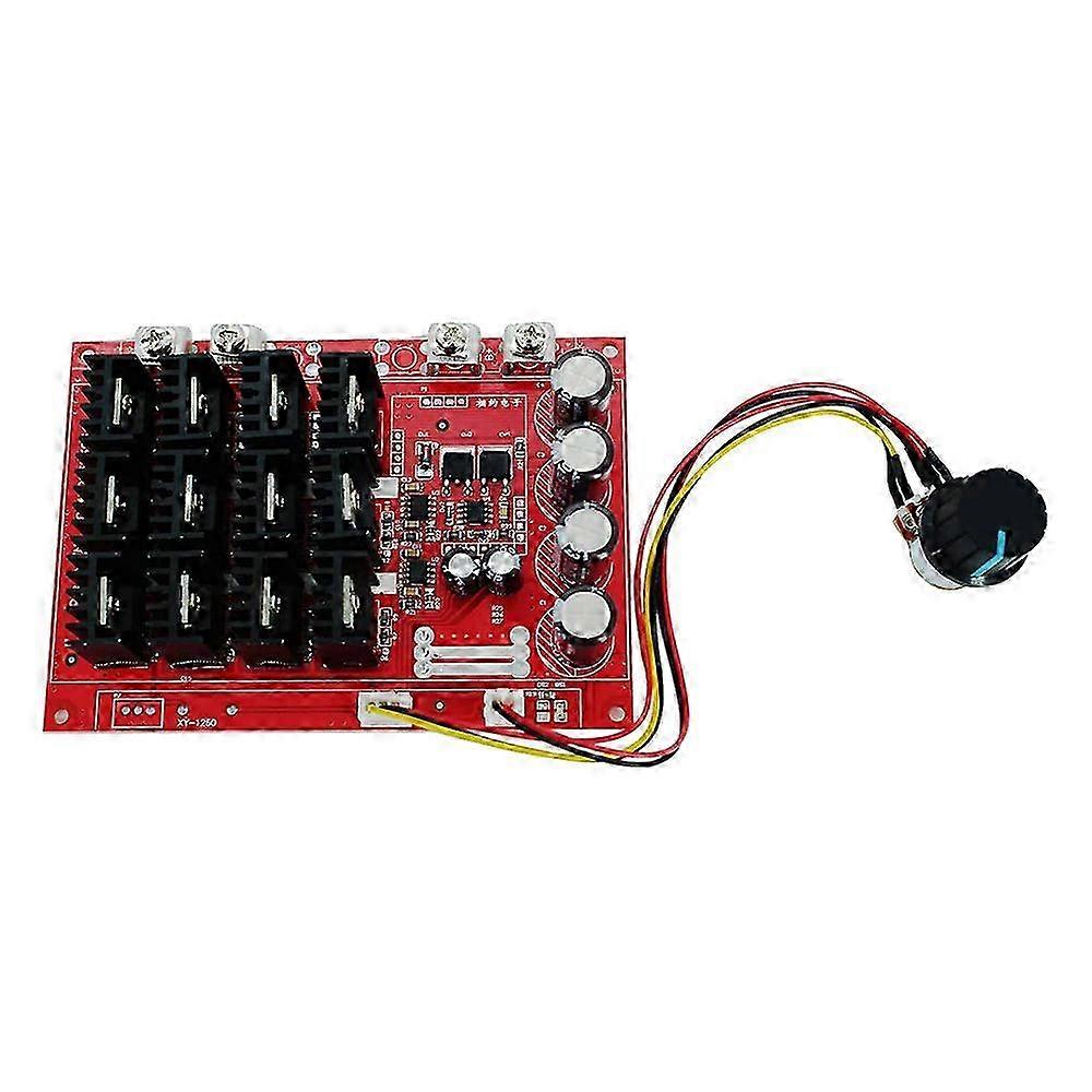 Motor Controller,PWM DC Motor Speed Controller 10-50V 60A High Power hwy