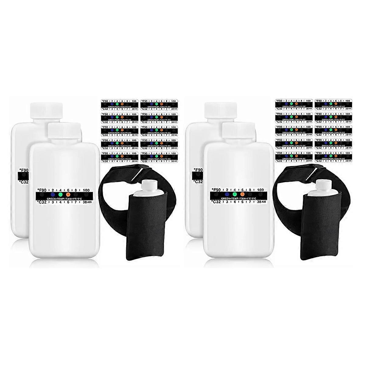 14Pcs Urine Test Kits, Empty Bottles, Temperature Test Strips, Bag