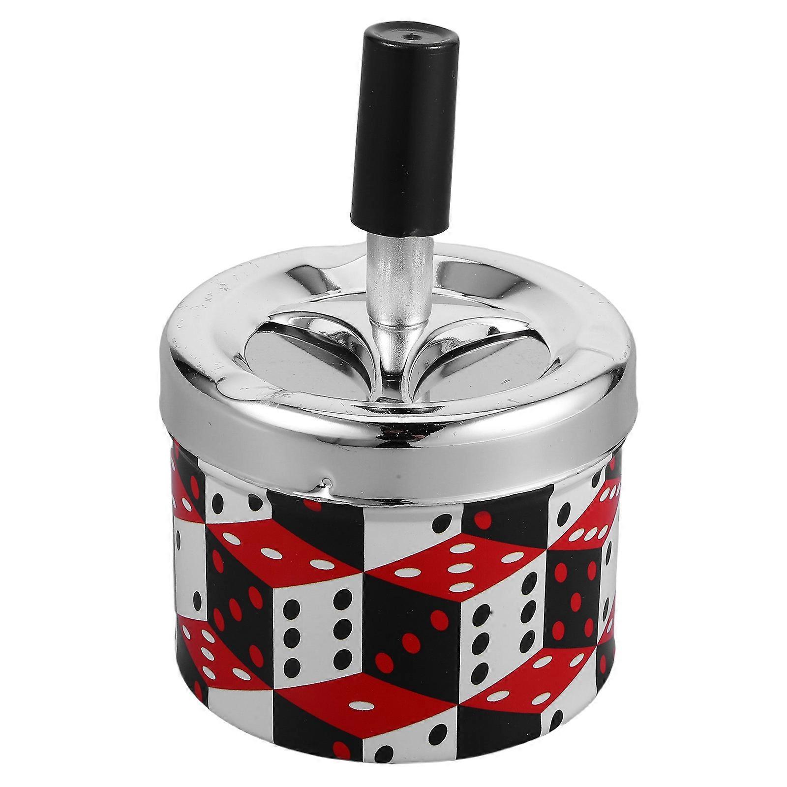 Automatic Extinguishing Ashtray Metal Ash Holder for Home