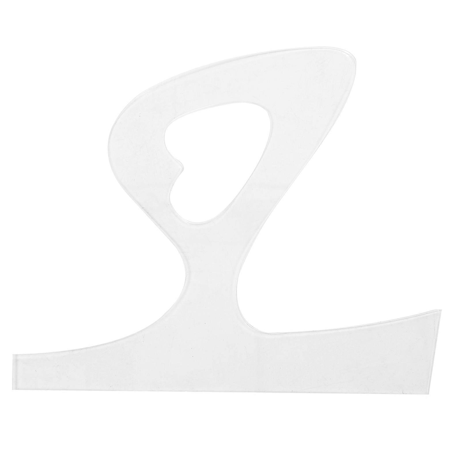 Router Inlay Templates Acrylic Charcuterie Board Handle Template Cutting Guidance For Kitchen Use 9.8×9.4×0.1in 1Set