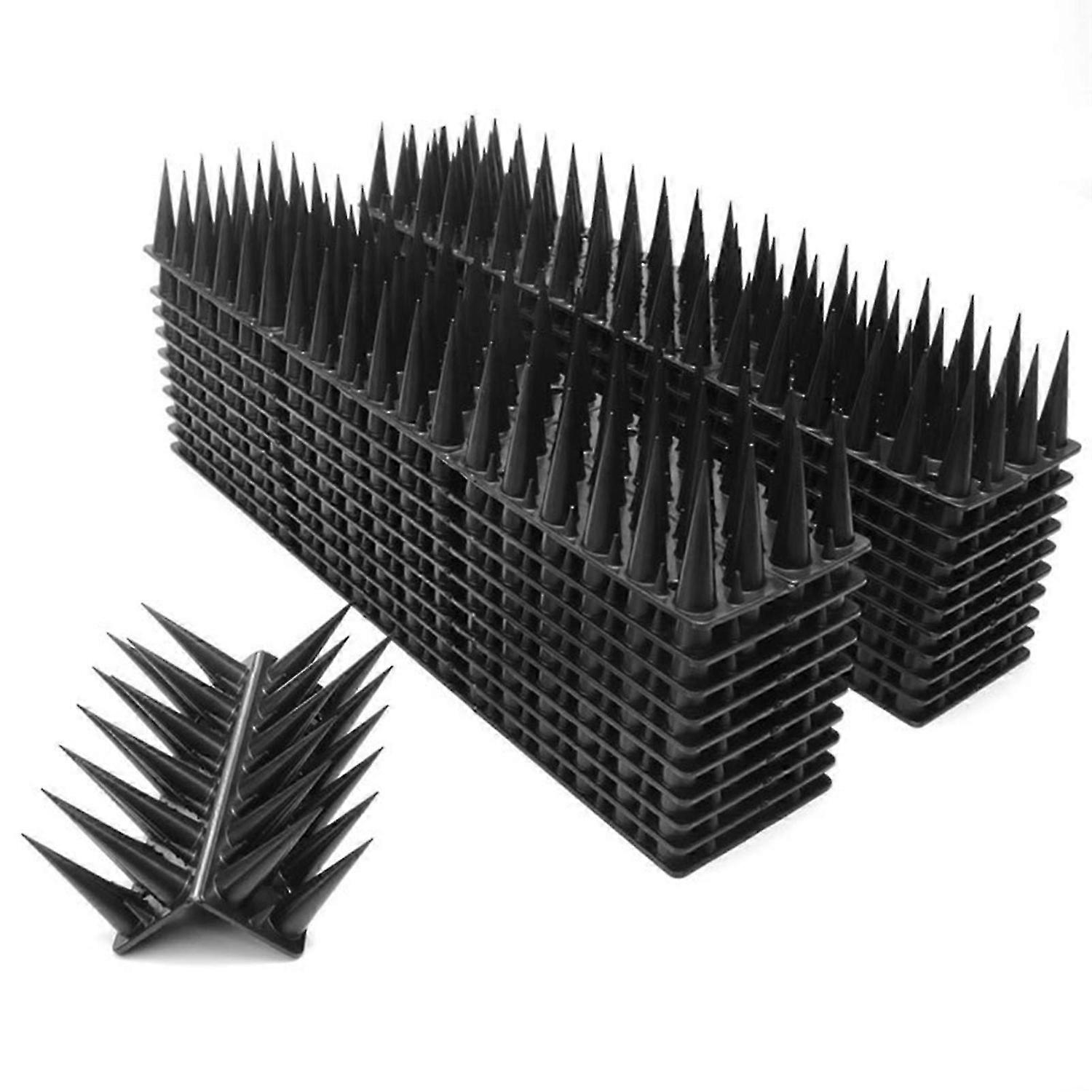 10pcs Birds Deterrent Spikes Anti-Birds/Anti Cat/Anti Theft Shape Birds Repellent for Home Garden