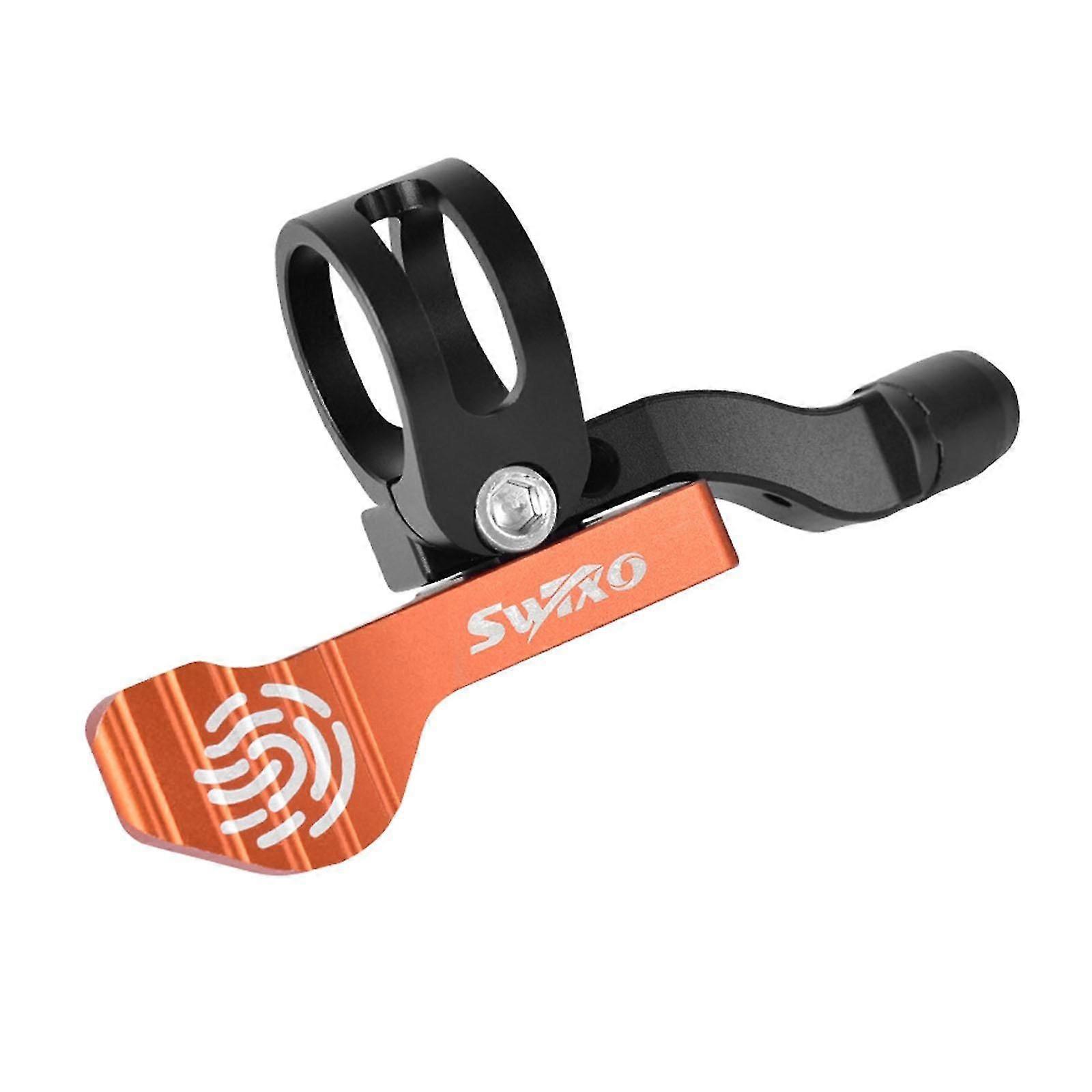 Seatpost Dropper Remote Lever Shifter Mountain Bike Adjustable Clamp Orange