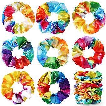 2025 Najnowszy model 24szt Tie Dye Opaski do włosów Bulk Colorful Tie Dye Opaska do włosów