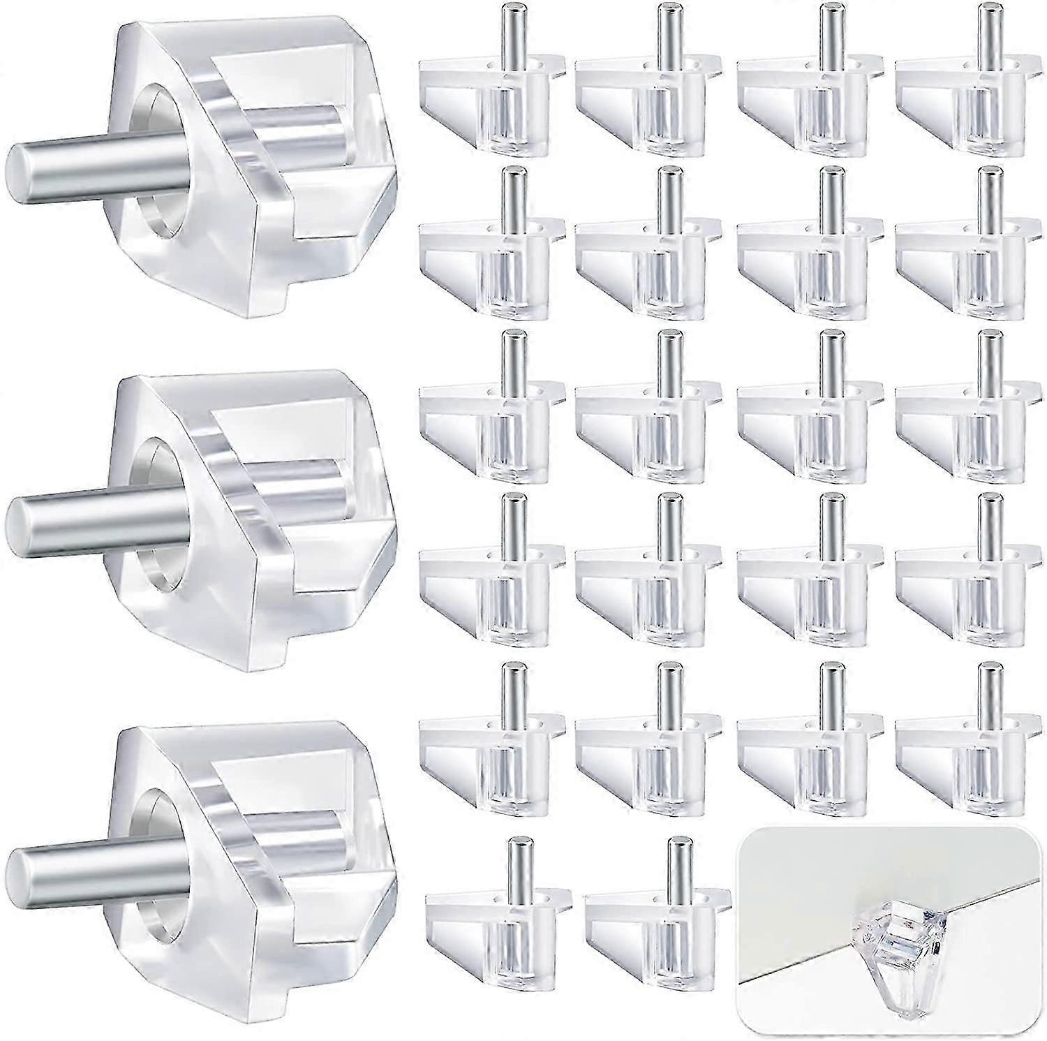 3 Millimeters or 1/8 Inch Shelf Support Peg Clear Plastic Support Small Cabinet Shelf Pins Replacement Peg Cabinet Shelf Supports Pins Shelf Holder Pi