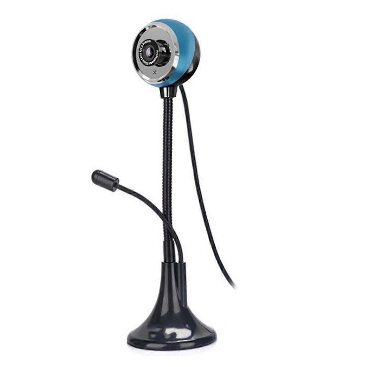 USB Desktop Stand-Up Camera Manual Focus Wide Angle Lens