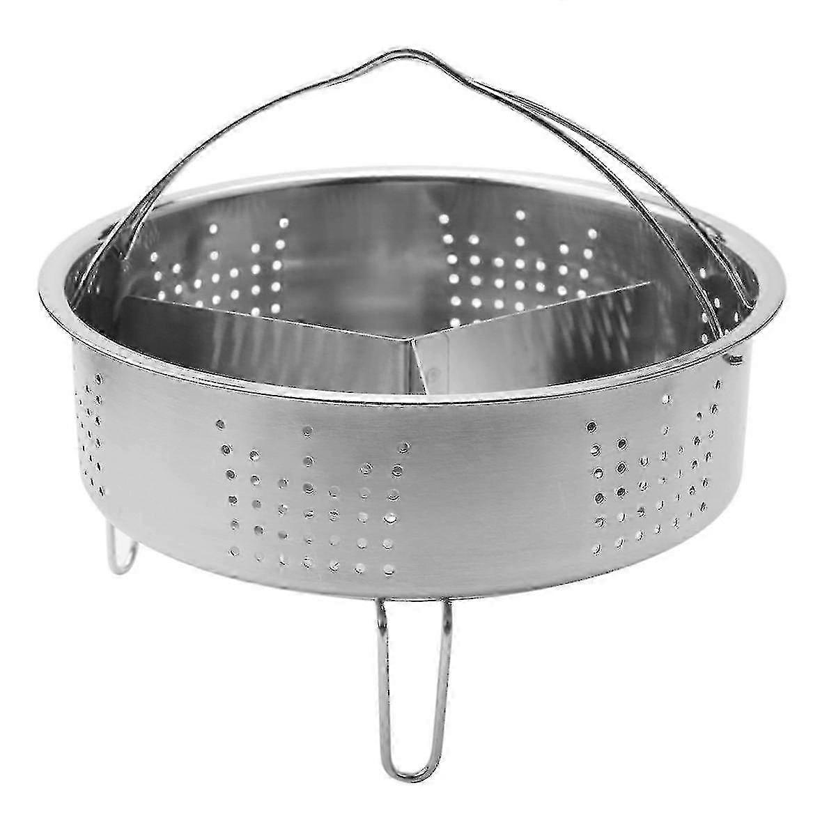 3 st / set tryckkokare tillbehör Rostfritt stålkorg med äggkokare, avdelare för kök