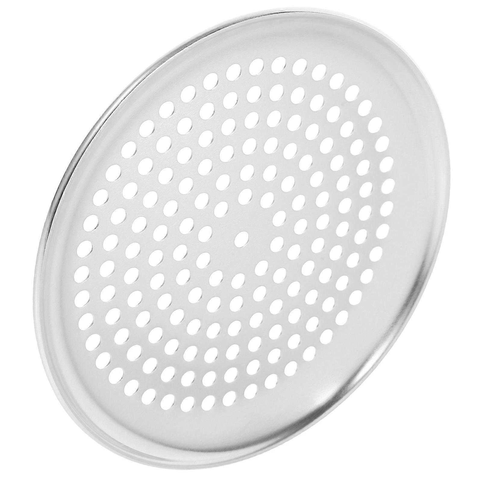 Perforated Round Pizza Tray Replacement Baking Plate for Oven Durable Use in Baking and Cake Preparation