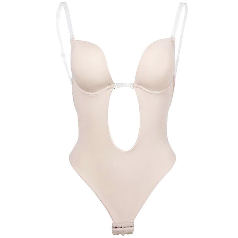 Women Backless Corset Invisible Shapewear Practical Slimming Shaper Bra Corset Skin Color Size