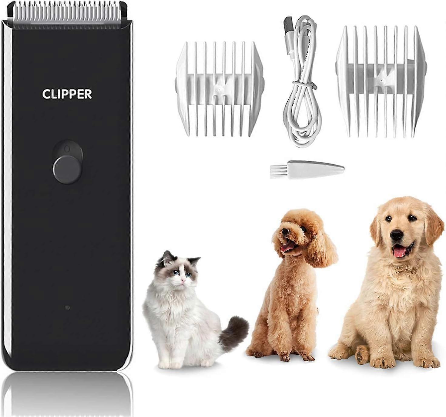 Pet Grooming Clipper Set, Black