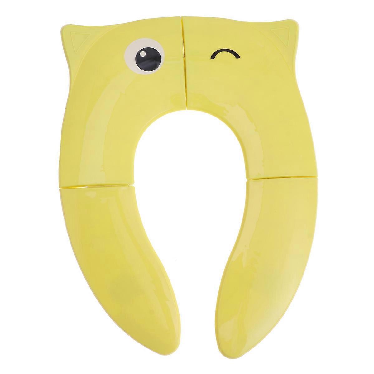Cute Toilet Seat Cushion Folding Children Toilet Seat Durable Universal Toilet Seat Cover Pads Shape Foldable Easy to Clean 1Pack