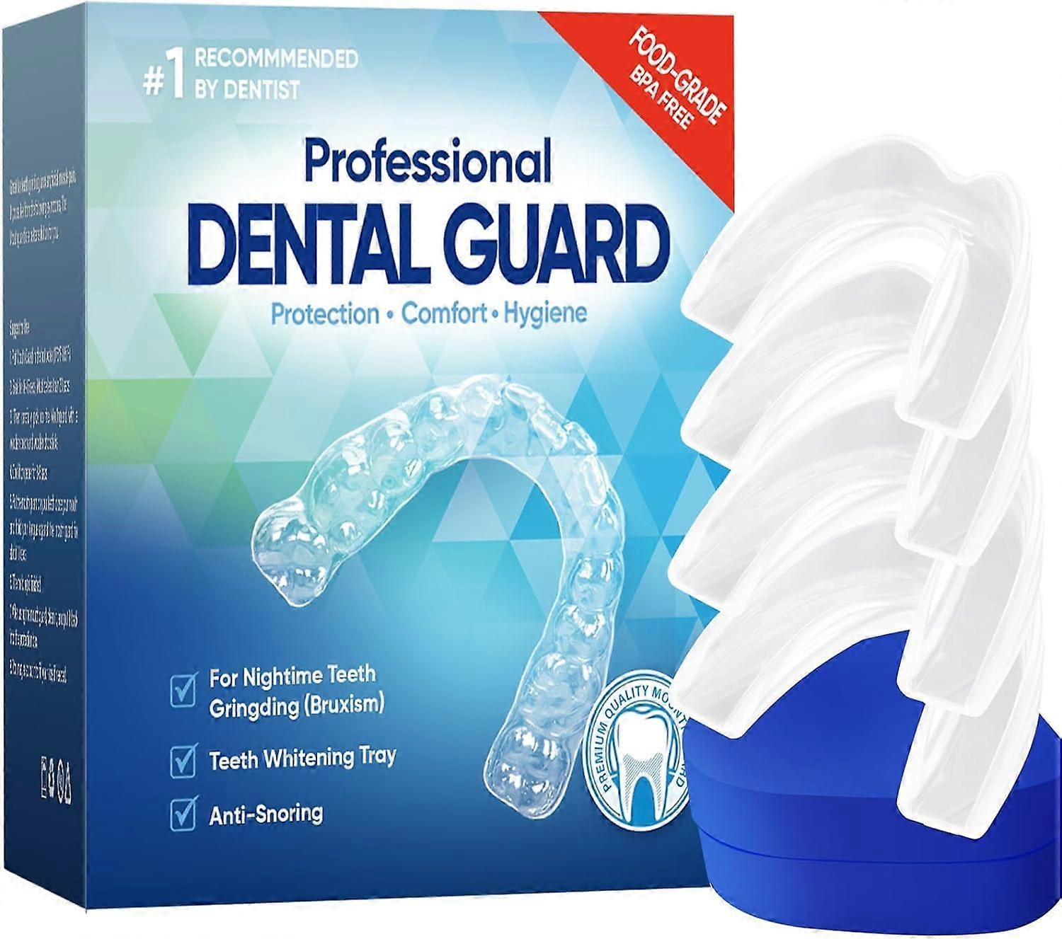 Knirscherschiene für Nacht Mouldable Grinding Splint Anti-Snoring Mouth Guard 2 Sizes Adjustable Comfort Fit