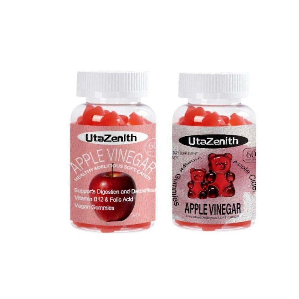 UtaZenith Apple Cider Vinegar Gummies for Improved Nutrient Absorption, 120 Gummies