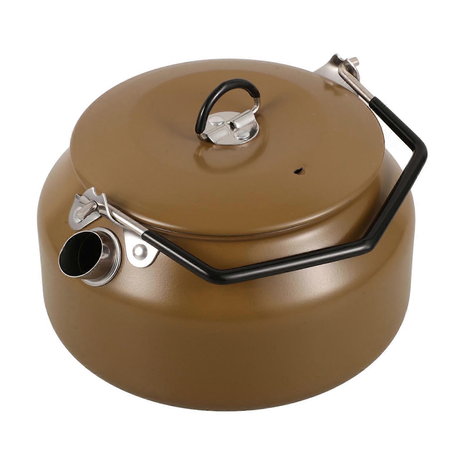 Camping Kettle Stainless Steel Outdoor Enthusiasts Making Tea Travel 1Pack