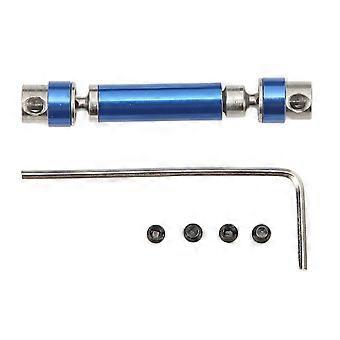 RC Drive Shaft Steel Metal Mid Drive Shaft RC Car Accessories for Axial 1/24 for SCX24 Climbing Car 45‑60mm Dark Blue