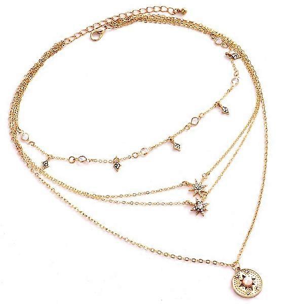 Star Multi-layer Necklace Clavicle Chain Party Gift