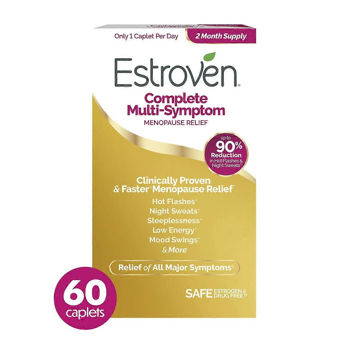 Estroven Complete Menopause Relief Caplets, 60ct