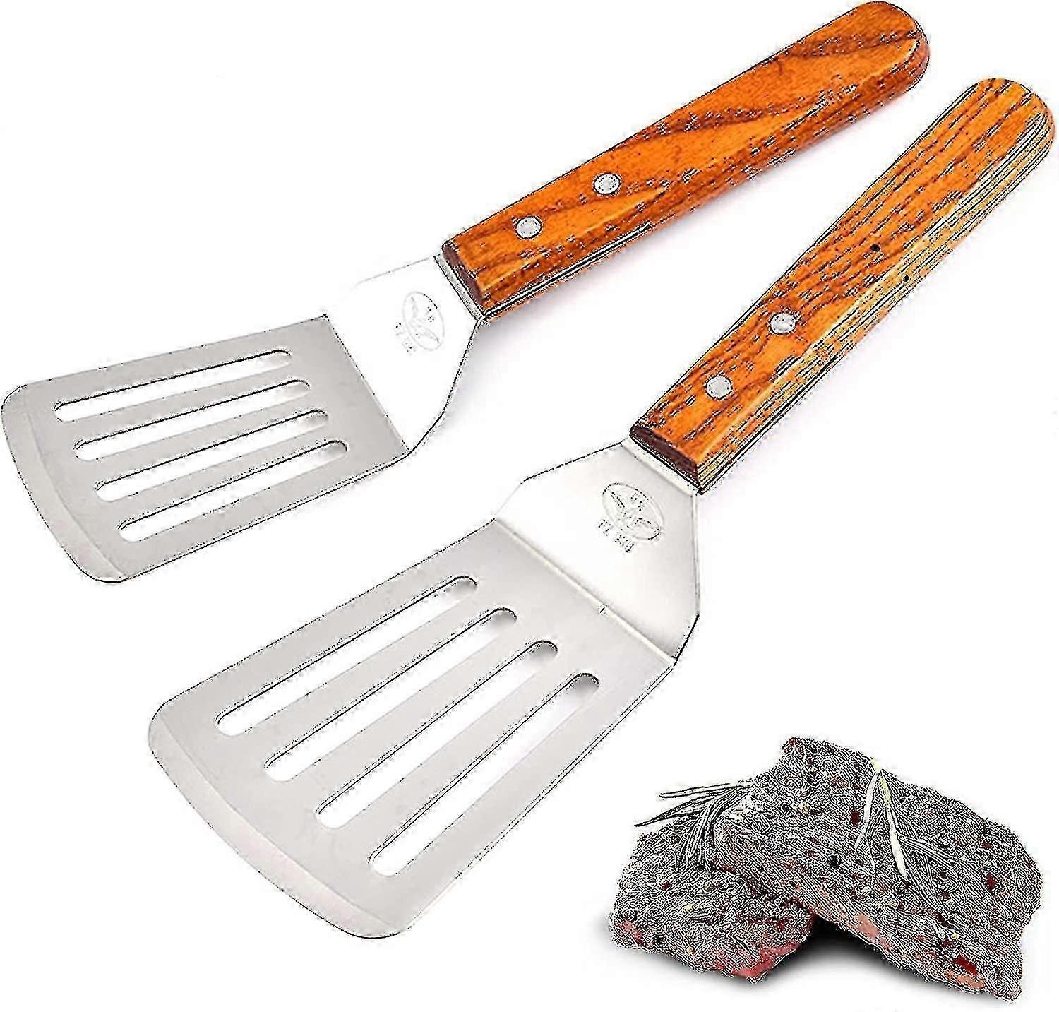 Ensemble de retourneur de poisson en acier inoxydable de qualité supérieure pour barbecue