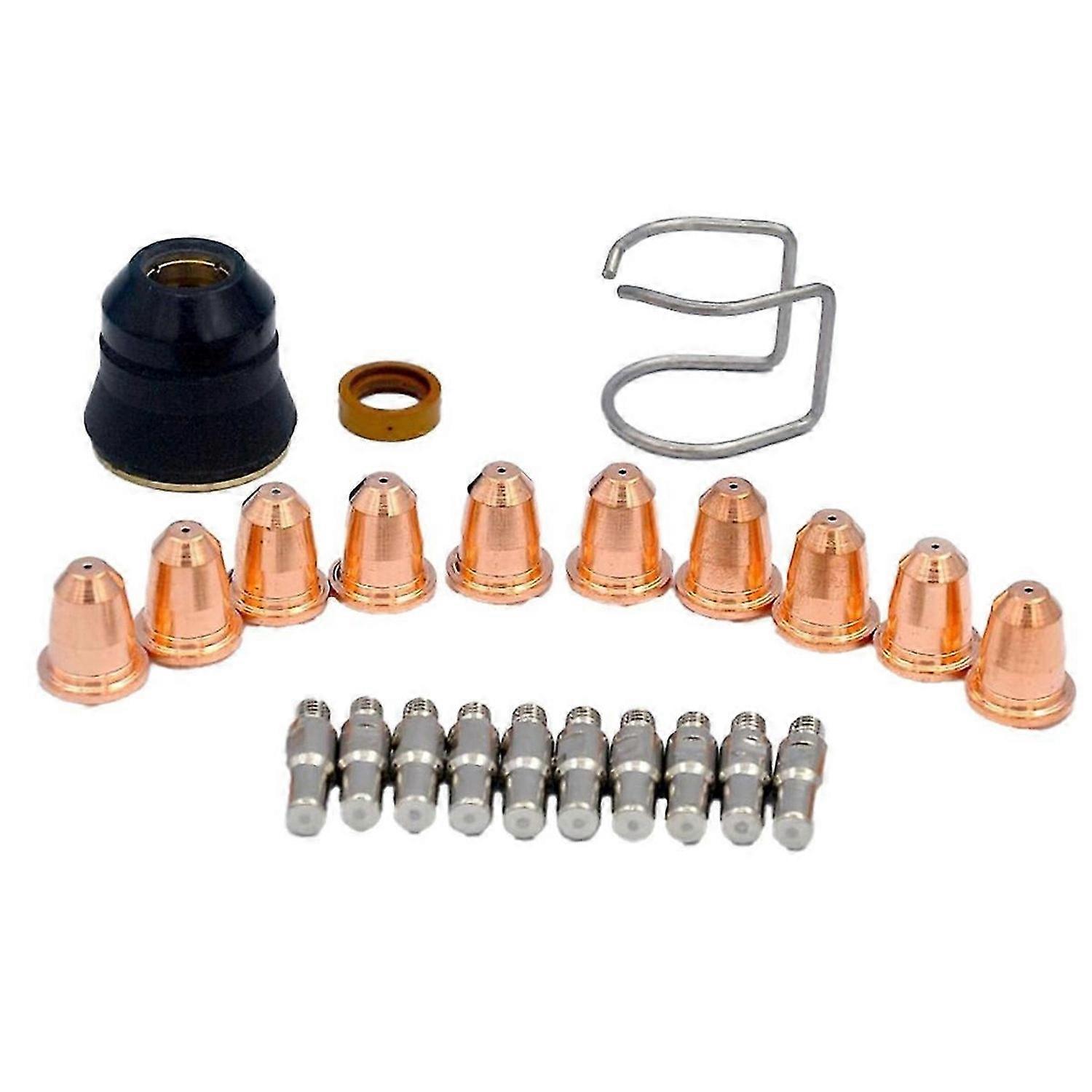 23PCS Plasma Electrode PR0110 Tip 0.8mm PD0116 Shield Cup PC0116 Diffuser PE0106 Consumables for S45