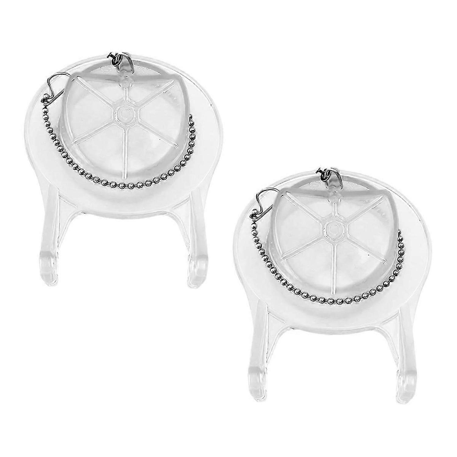 2PCS Toilet Flappers Replacement for GA715014-GEG1 3 Inch with Stainless Chain and Hook-Reliable Toi