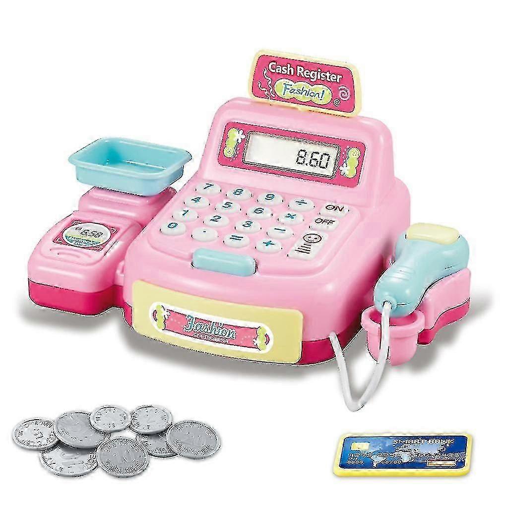 Realistic Cash Register Toy Set Children's Funny Improve Intelligence