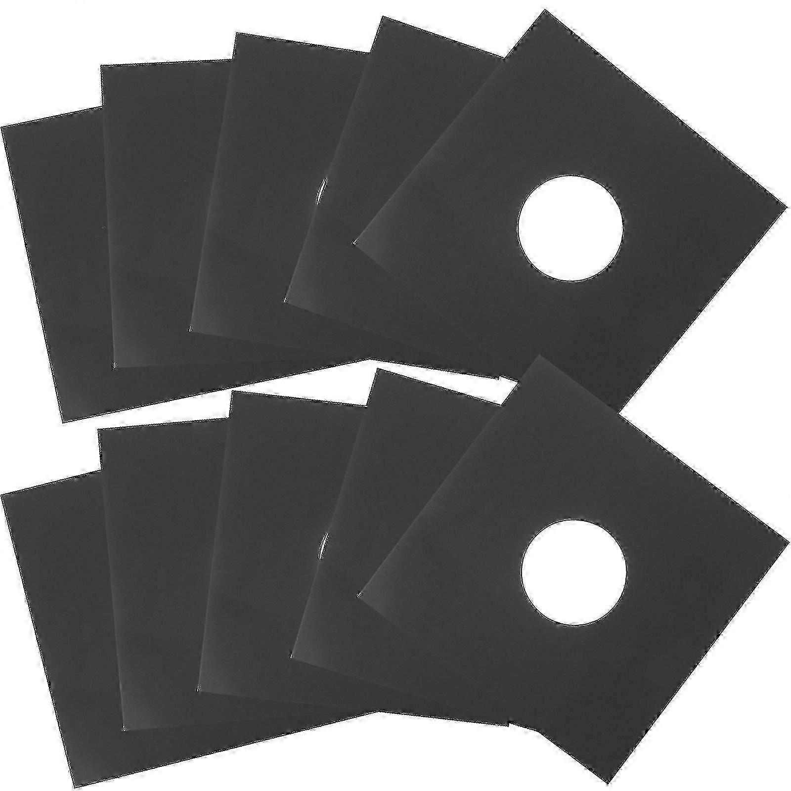 10 Pcs Vinyl Record Sleeves with Flap Covers