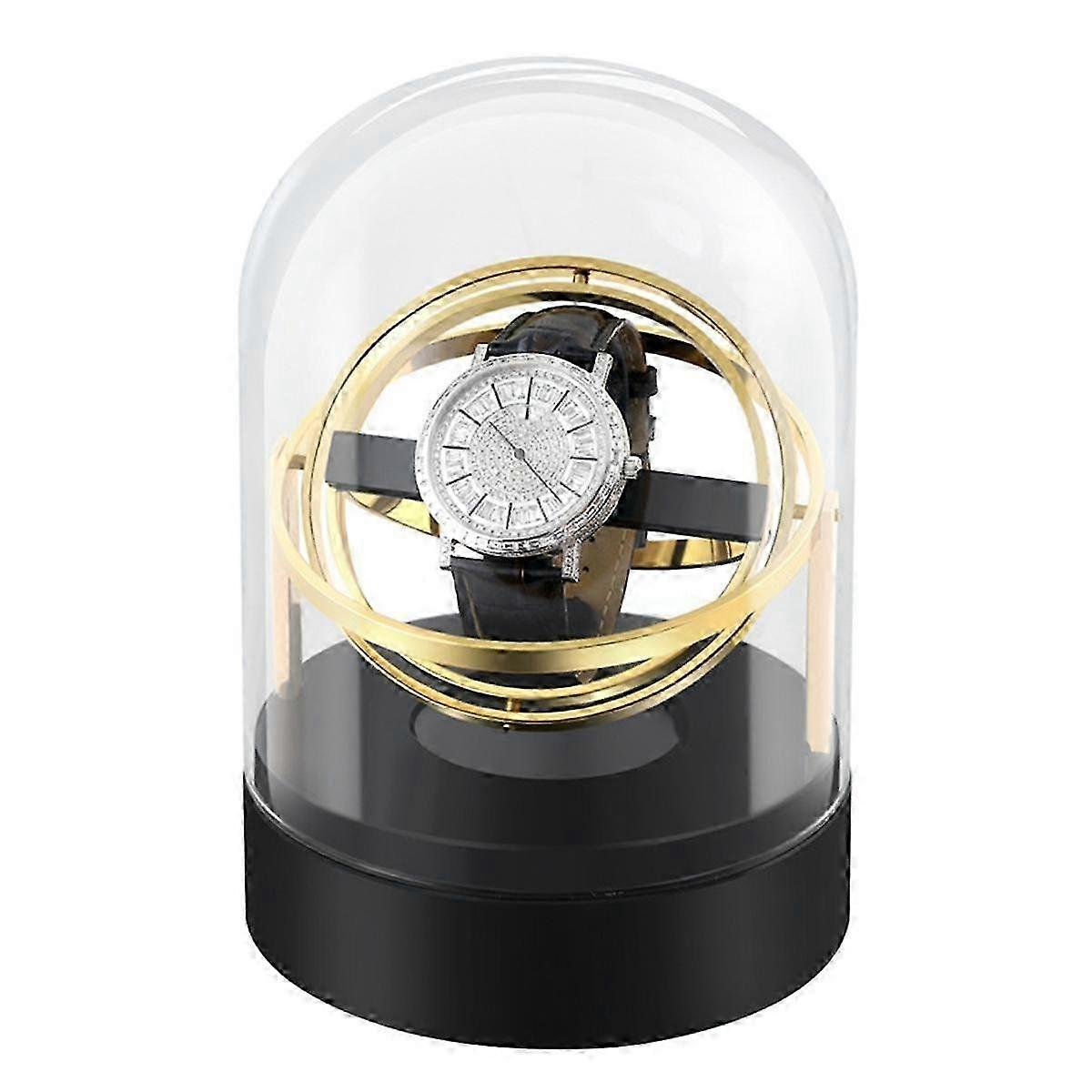Automatic Watch Winder Storage Display Case Box in Gold (Without Watch)