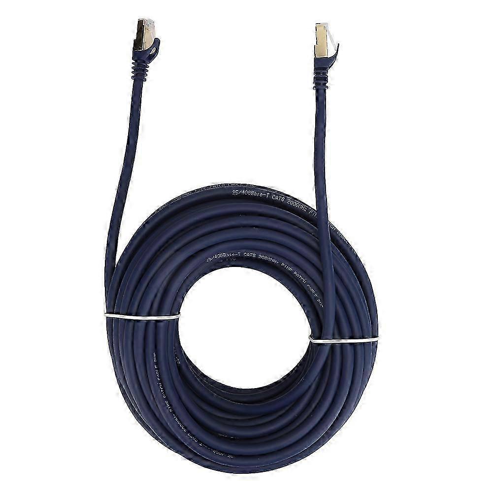 Oxygen-Free Copper Network Cable 26AWG 2000Mhz for Computer Router Set-Top Box 40Gbps (15 Meters)