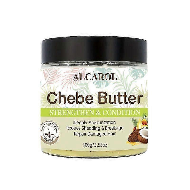 髪の成長、増粘、保湿のためのチェベバター - 男性と女性のためのディープコンディショニングヘアバターグリース、チェベヘアオイル&マスク