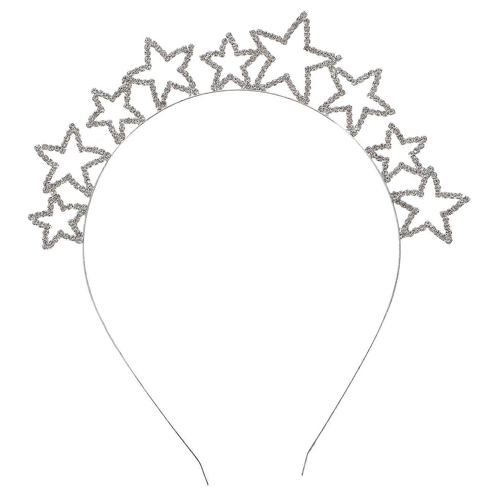 Gorgeous Round Alloy Headband For Wedding Banquet Party Daily Use 1Pc