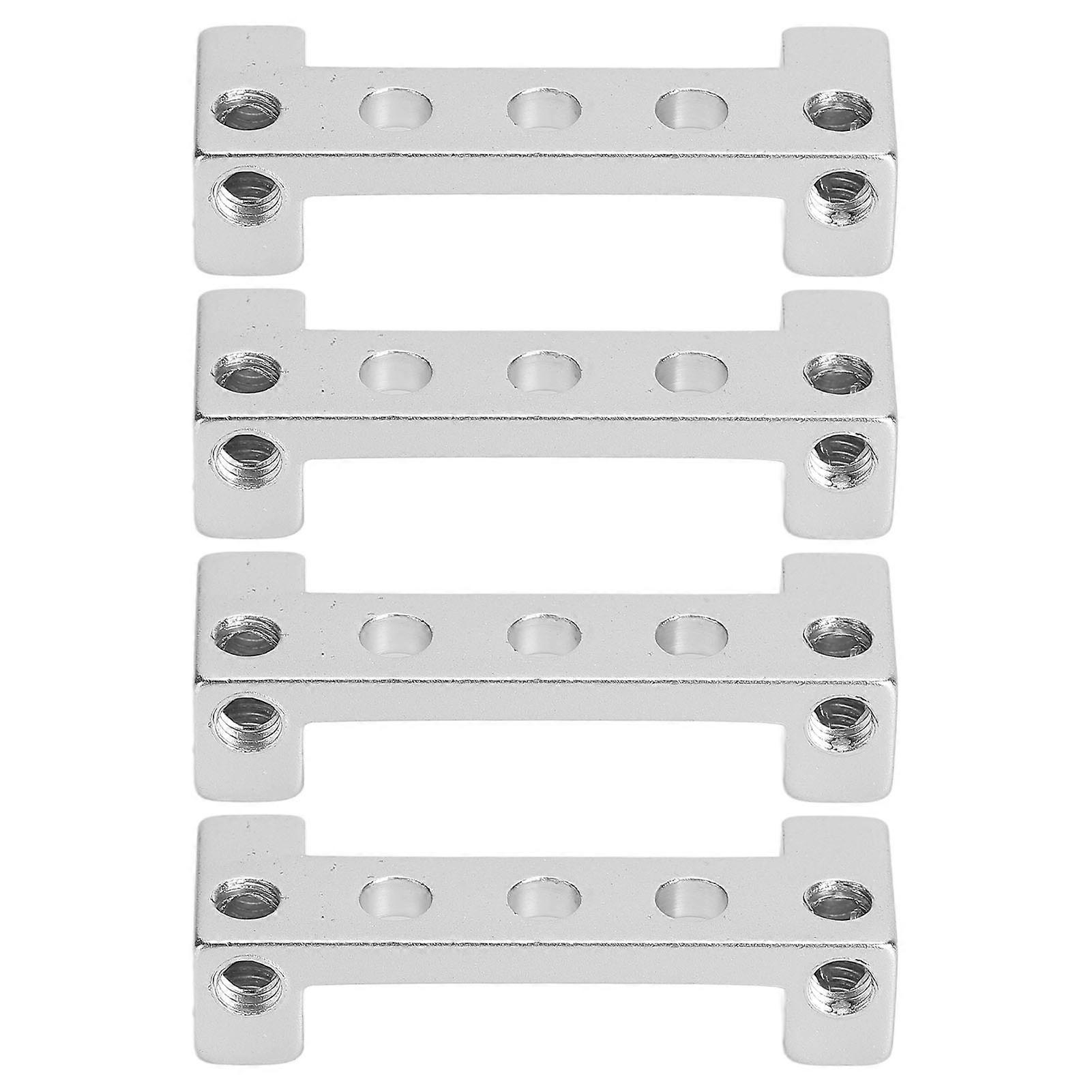 4Pcs Servo Mount Bracket Aluminum 90 Degree Double End Connection Support Holder for Robots Mechanical Models