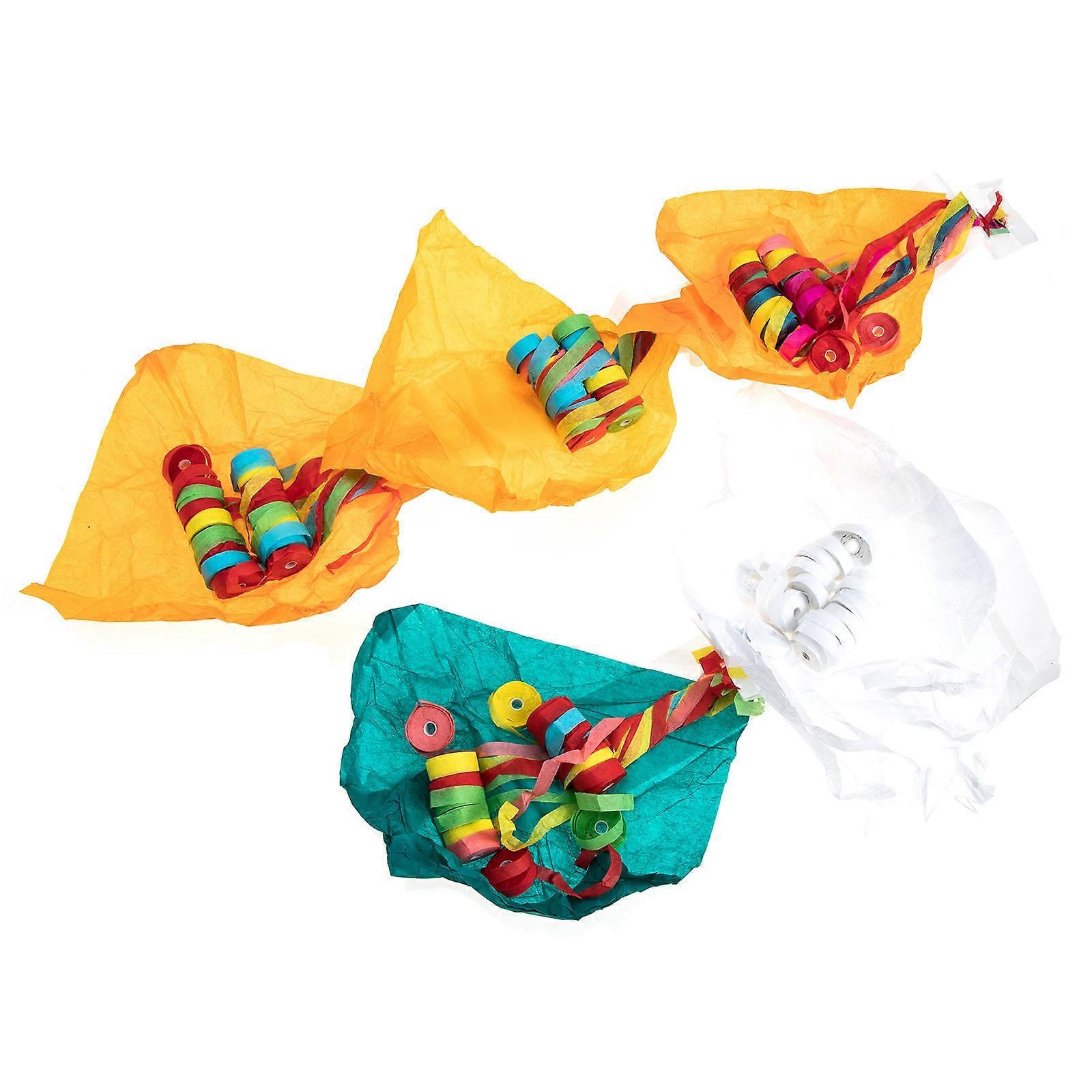 Shape Handheld Design Party Ribbon Streamers Festive Atmosphere 5Packs