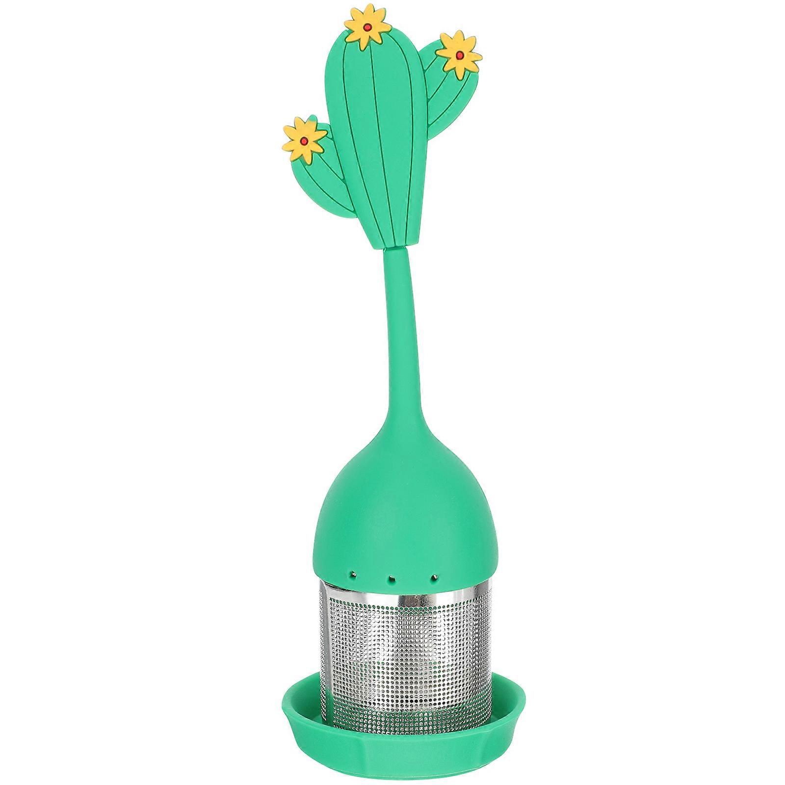 Silicone Tea Strainer For Loose Tea Home Use Restaurant Use One-Piece Structure Corrosion Resistance 6.1×1.6×1.6in 1Pack