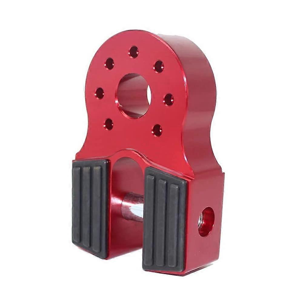 绞盘钩塞 3/8 英寸绞盘钩绳，30000 磅车载绞盘钩塞地形拖车，红色/黑色