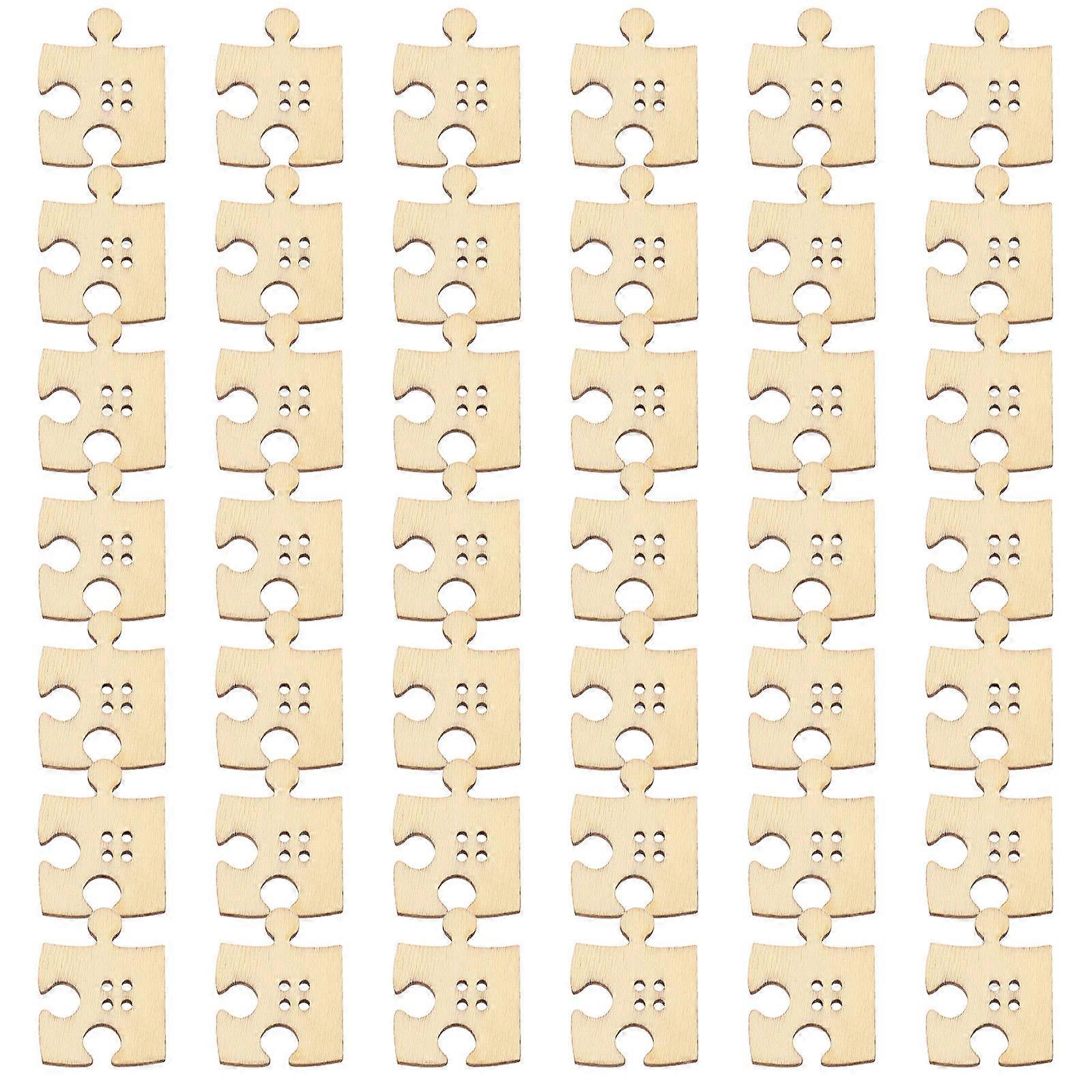 Buttons For Crafting Buttons Craft Making Wood Buttons For Crafts 0.4X2X2.5CM Diy Decoration 90Pcs