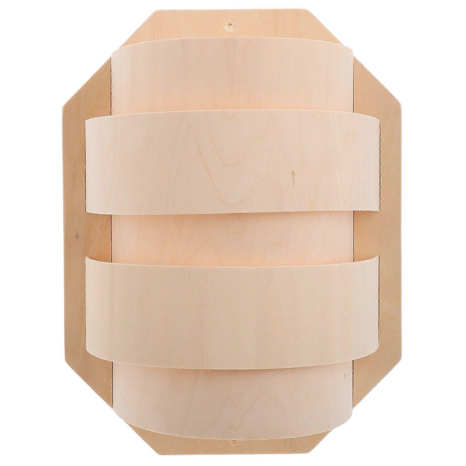Sauna Room Lampshade Practical Light Shell Accessory Wooden Lamp Shade Bulb Cover Delicate and Lightweight Lampshade for Sauna