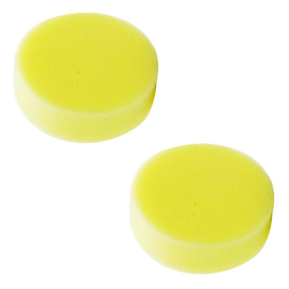 Waxing Sponge Applicator Pads for Cleaning and Polishing Durable Yellow Sponges for Surface Care, Stain and Dust Removal