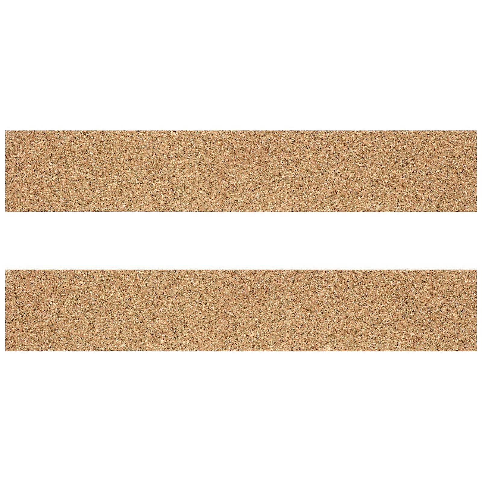 Self Adhesive Cork Bulletin Board Strips Frameless Memo Bar for Office Home Classroom Natural Cork Photo Board Easy Installation Smooth Walls