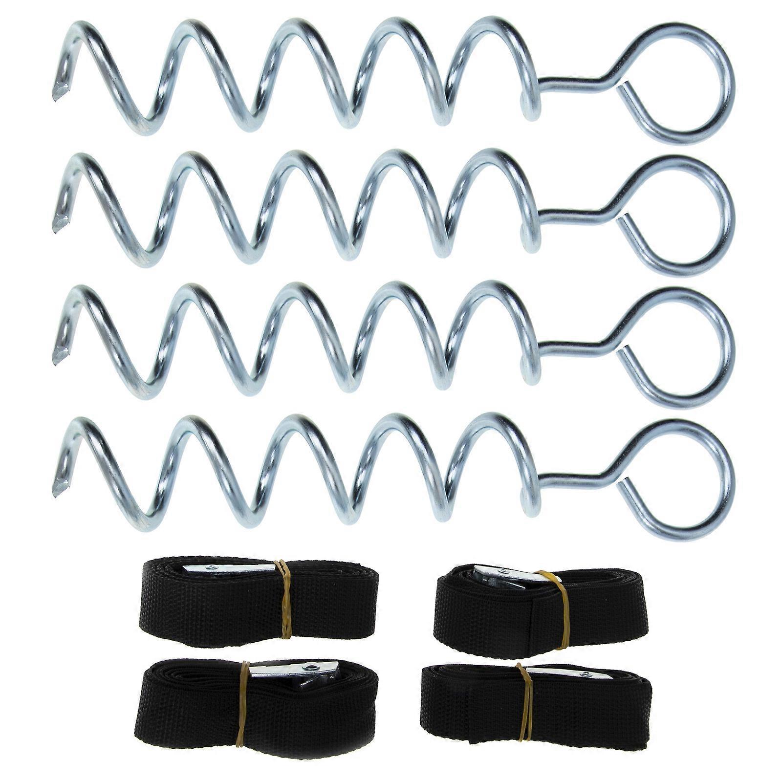 Spiral Shaped Tent Stake Wear-Resistant Ground Anchors Easy Installation Camping Enthusiasts 1 Set