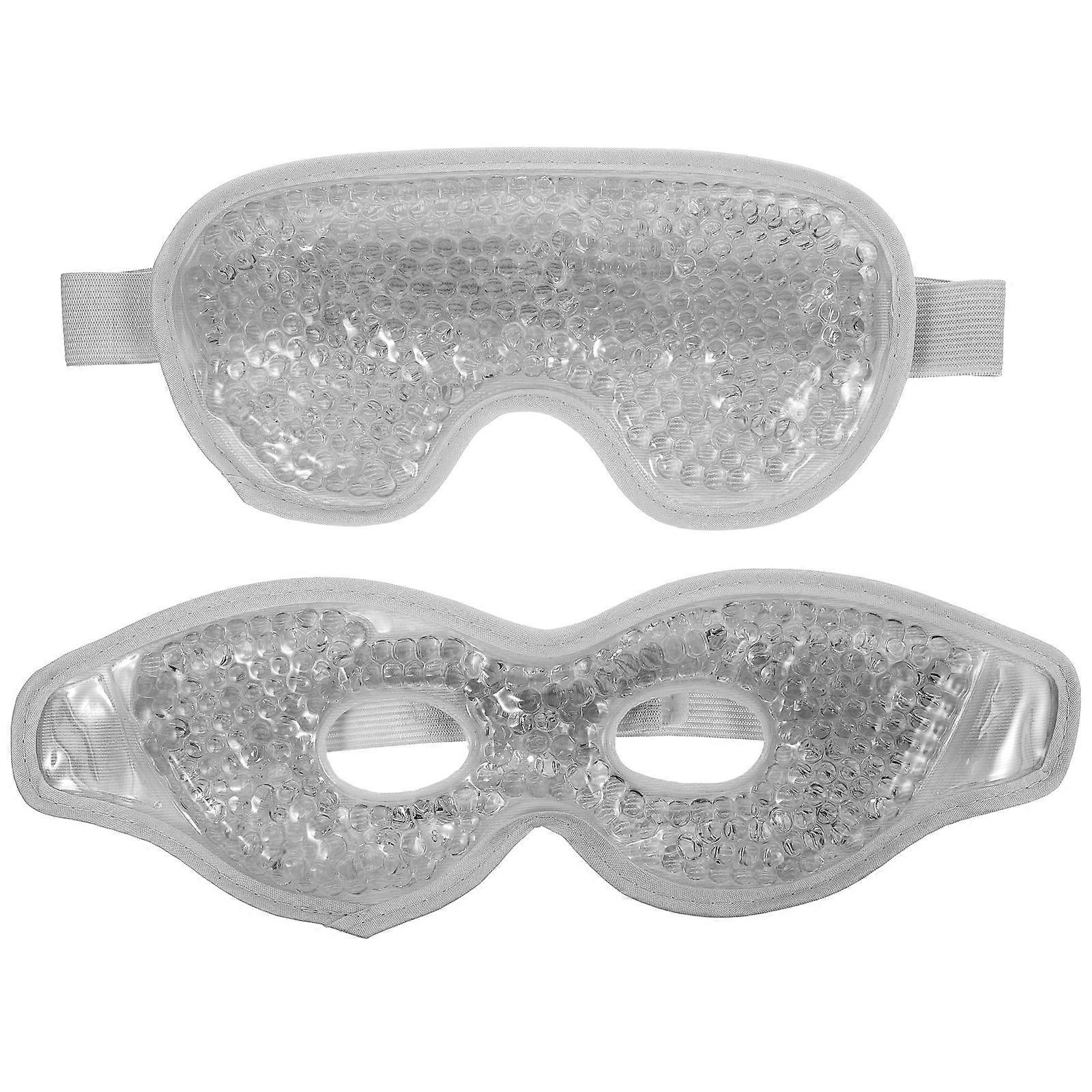 Reusable Ice Eye Patches 2 Pack for Cold Therapy, Reduces Swelling, Puffiness and Dark Circles, Suitable for Home, Travel and School Use