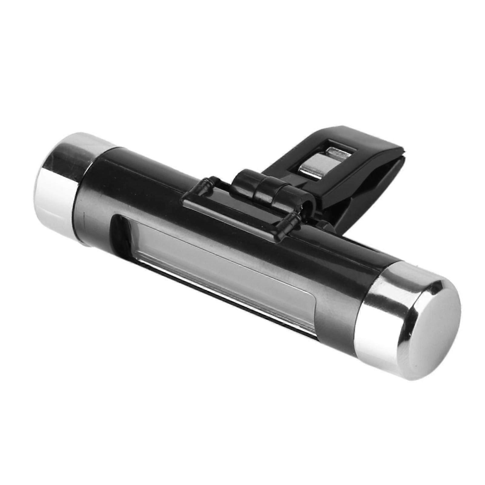 Mini Digital Backlight LCD Display Car Clock Thermometer Car Clock Monitor Clip-On Truck Car (White) For Truck Dashboard