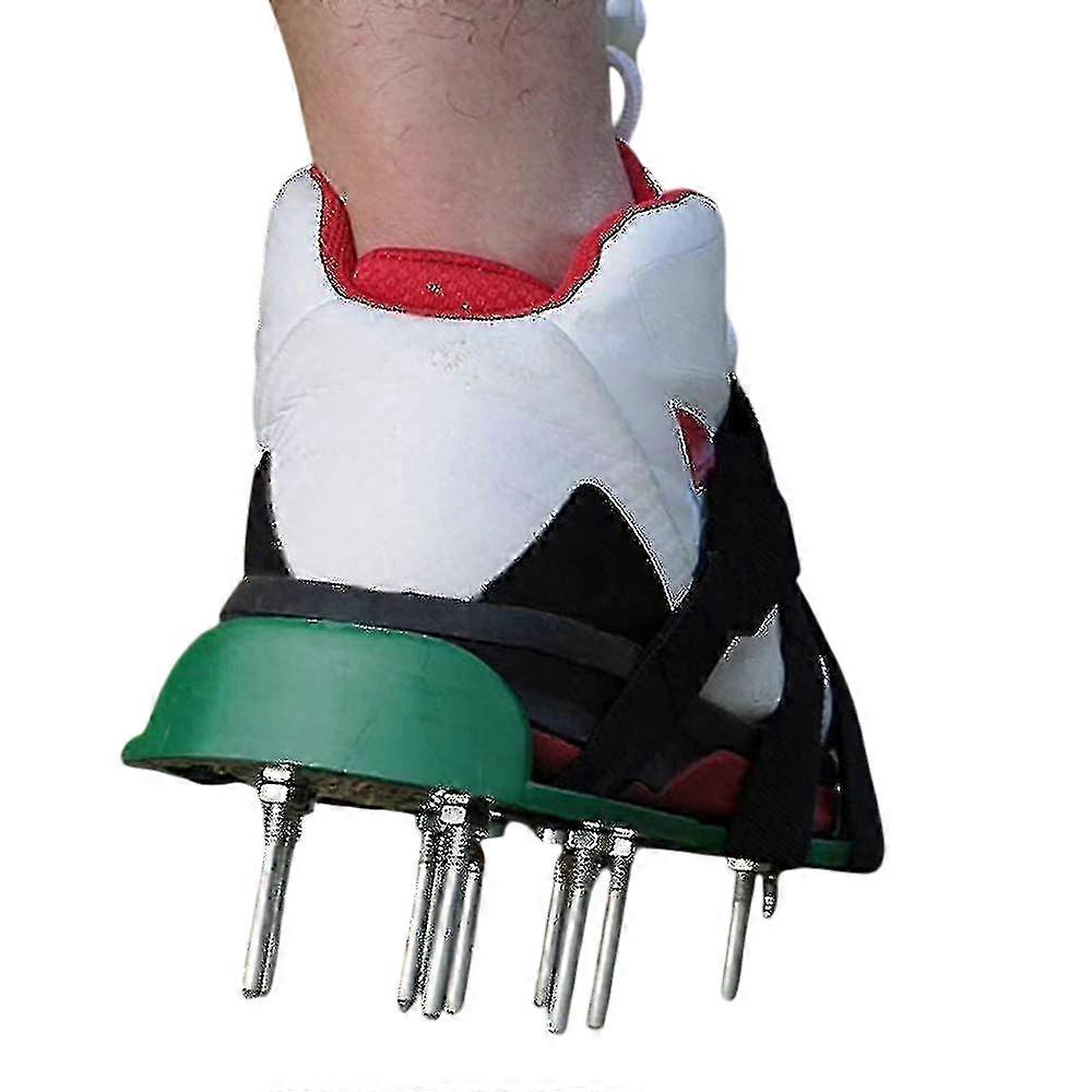 Lawn Aerator Shoes with Adjustable Straps for Garden