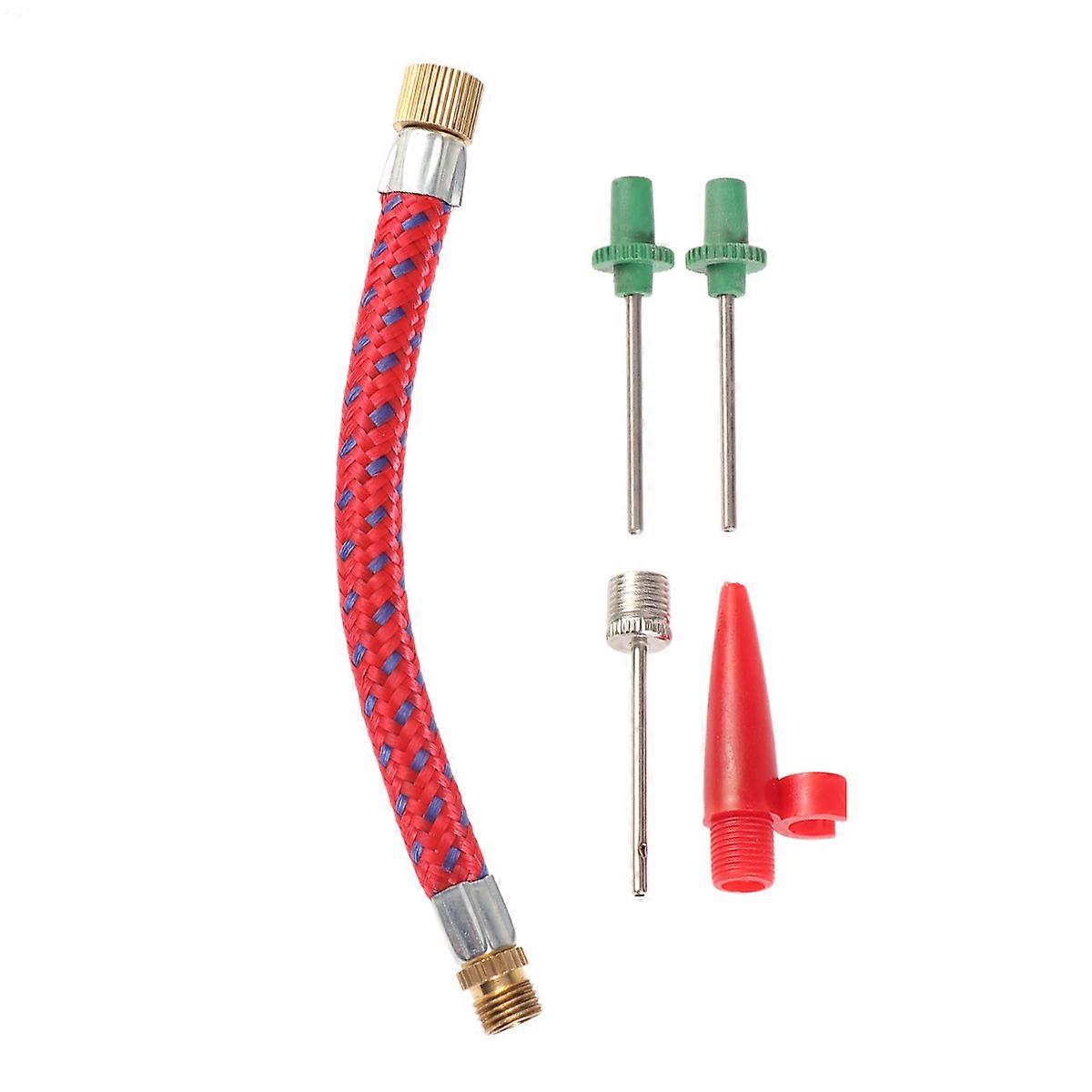 Pump Adapter Cycle Pump Adapter Air Compressor Hose Adapter Inflate Tyres Sports Equipment 5Pcs