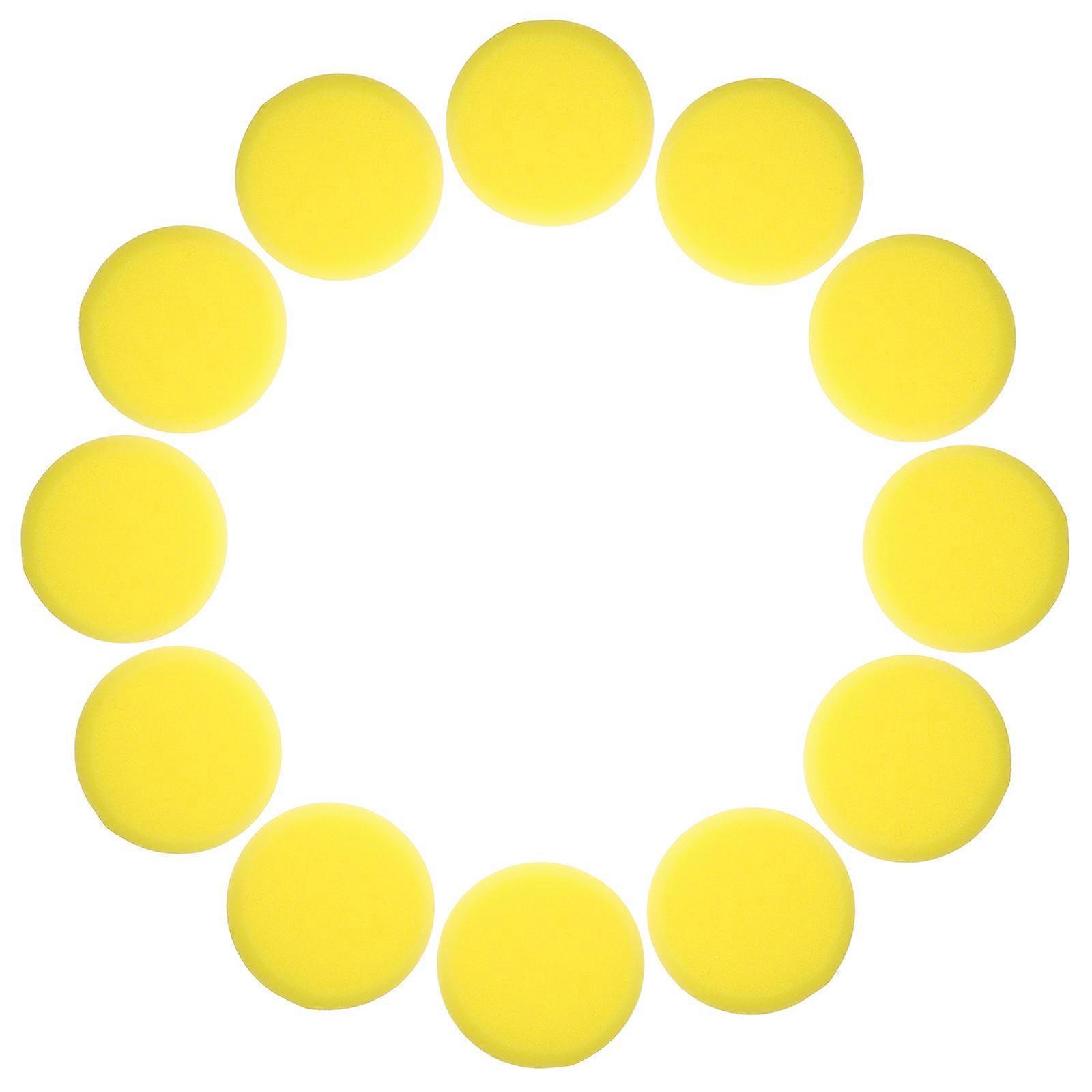 Versatile Round Sponge for Creative Works, Soft Material Ensures Smooth Application